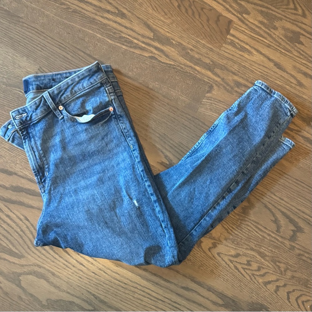 Gap high rise universal legging Jean medium Yale  Jeans 18/34R